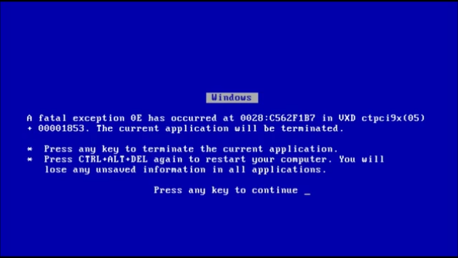 image of Blue Screen
