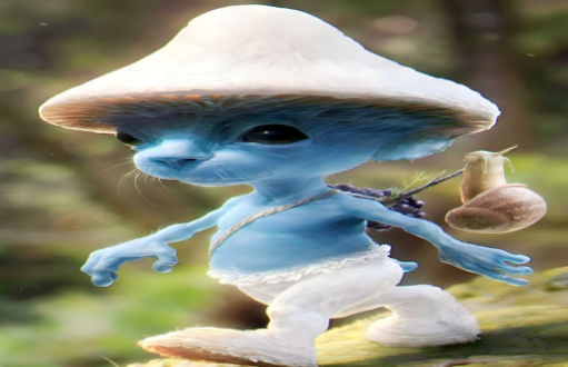 Blue Smurf Cat by GoddessAqua Sound Effect - Meme Button - Tuna
